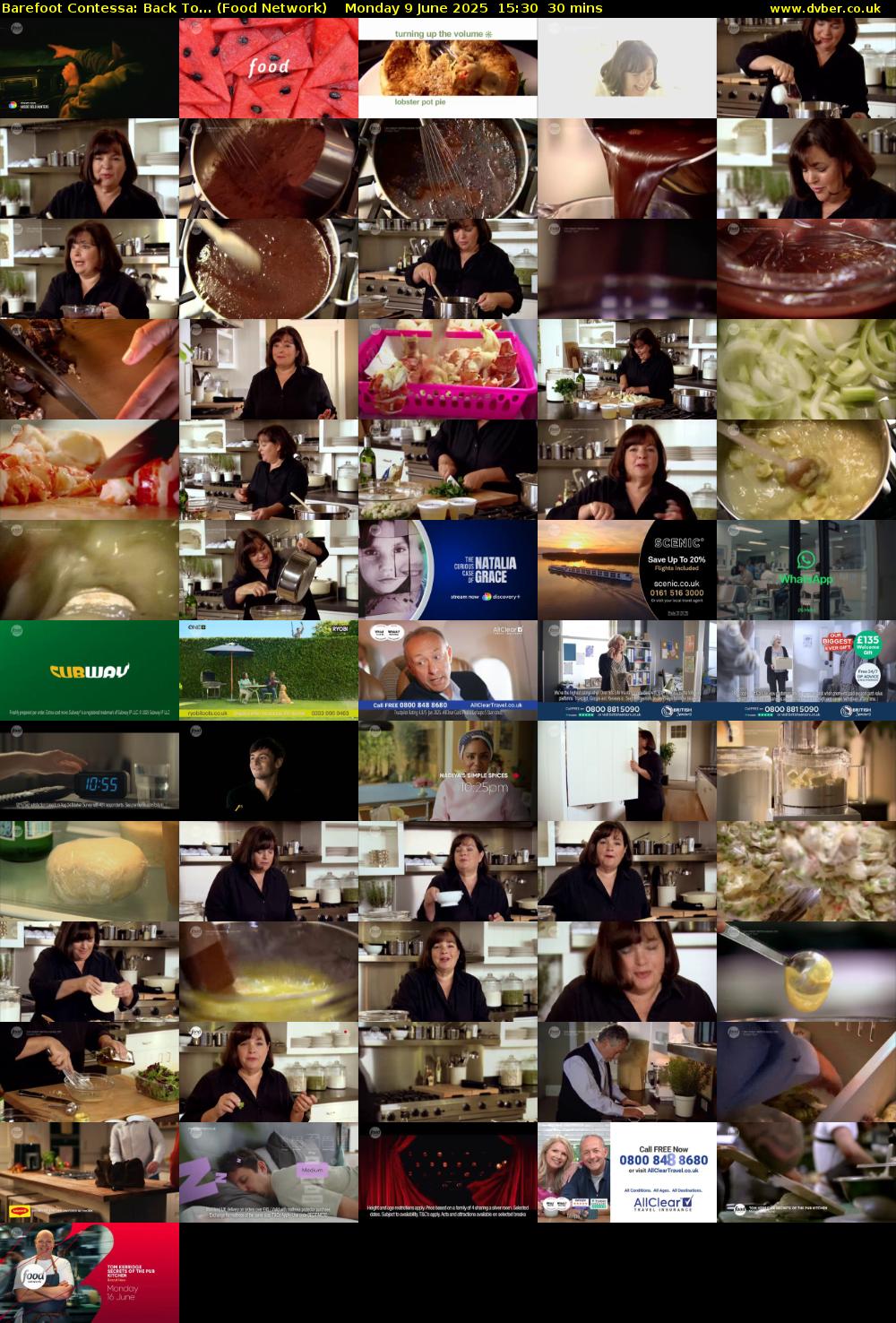 Barefoot Contessa: Back To... (Food Network) Monday 9 June 2025 15:30 - 16:00