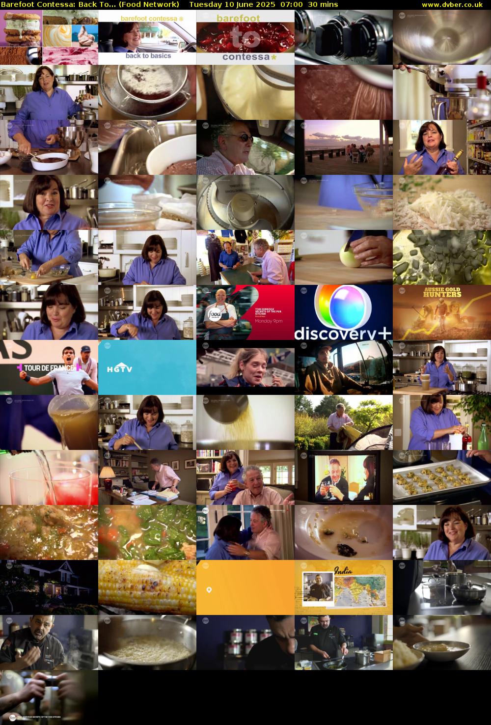 Barefoot Contessa: Back To... (Food Network) Tuesday 10 June 2025 07:00 - 07:30