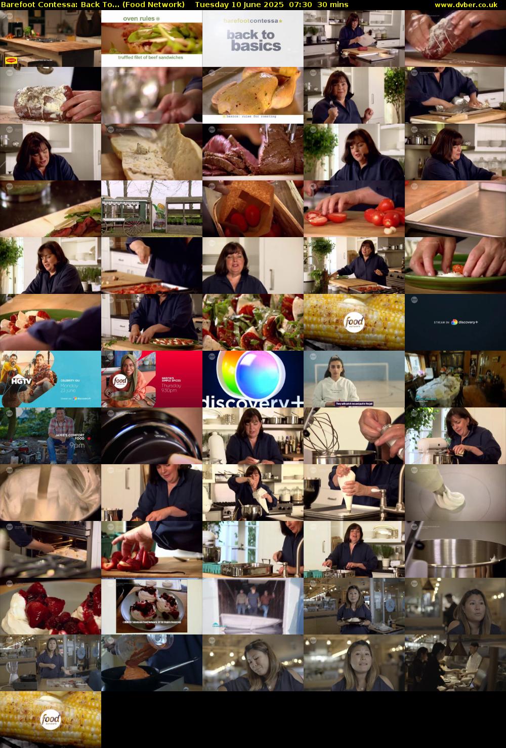 Barefoot Contessa: Back To... (Food Network) Tuesday 10 June 2025 07:30 - 08:00