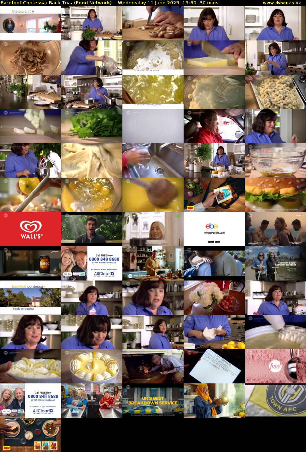 Barefoot Contessa: Back To... (Food Network) Wednesday 11 June 2025 15:30 - 16:00