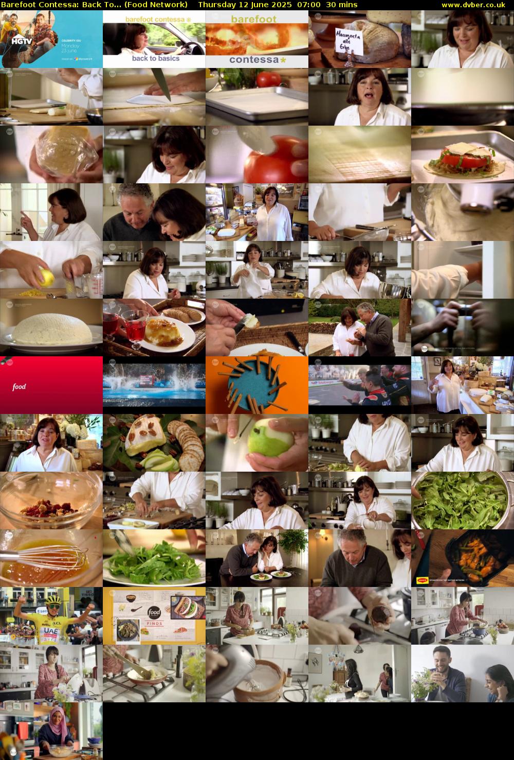 Barefoot Contessa: Back To... (Food Network) Thursday 12 June 2025 07:00 - 07:30