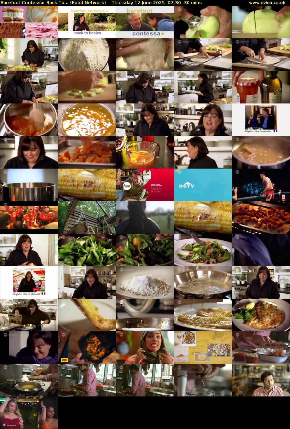 Barefoot Contessa: Back To... (Food Network) Thursday 12 June 2025 07:30 - 08:00
