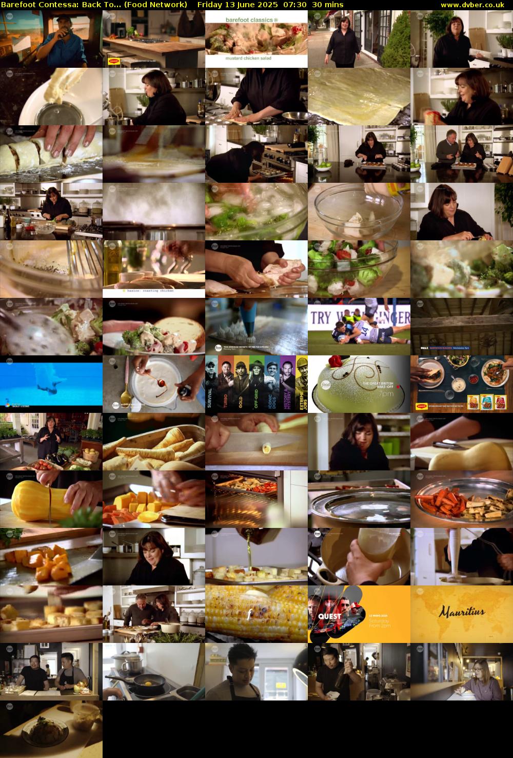 Barefoot Contessa: Back To... (Food Network) Friday 13 June 2025 07:30 - 08:00