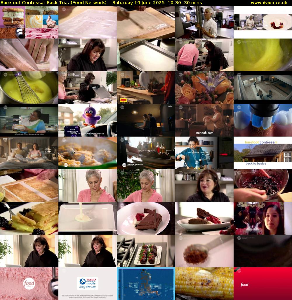 Barefoot Contessa: Back To... (Food Network) Saturday 14 June 2025 10:30 - 11:00