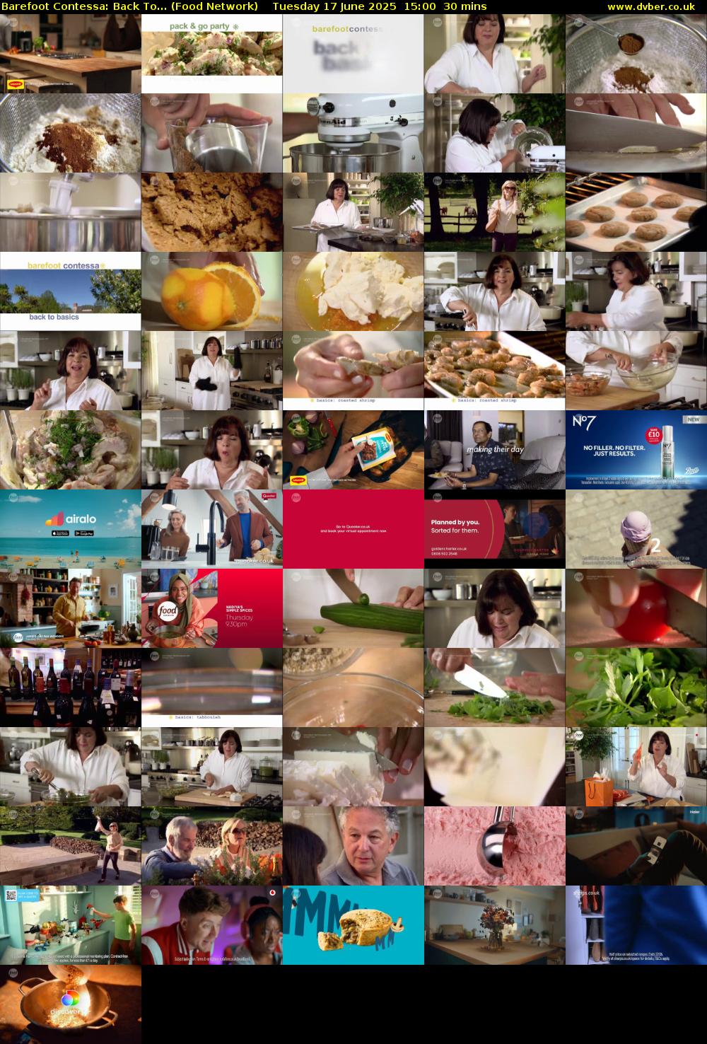 Barefoot Contessa: Back To... (Food Network) Tuesday 17 June 2025 15:00 - 15:30