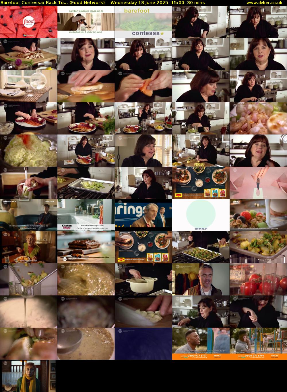 Barefoot Contessa: Back To... (Food Network) Wednesday 18 June 2025 15:00 - 15:30