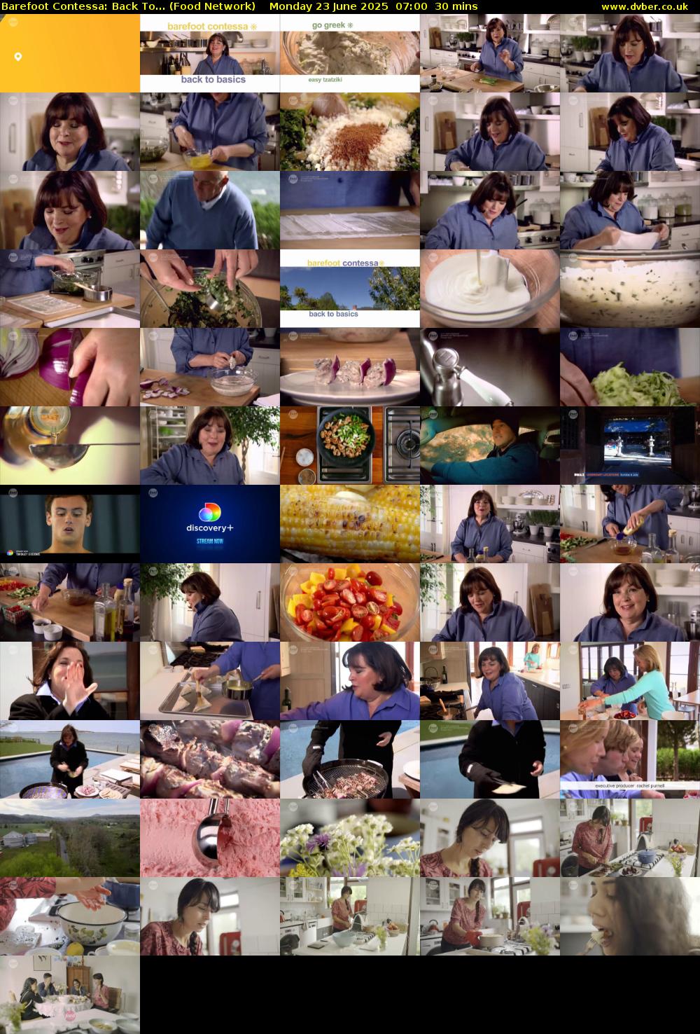 Barefoot Contessa: Back To... (Food Network) Monday 23 June 2025 07:00 - 07:30