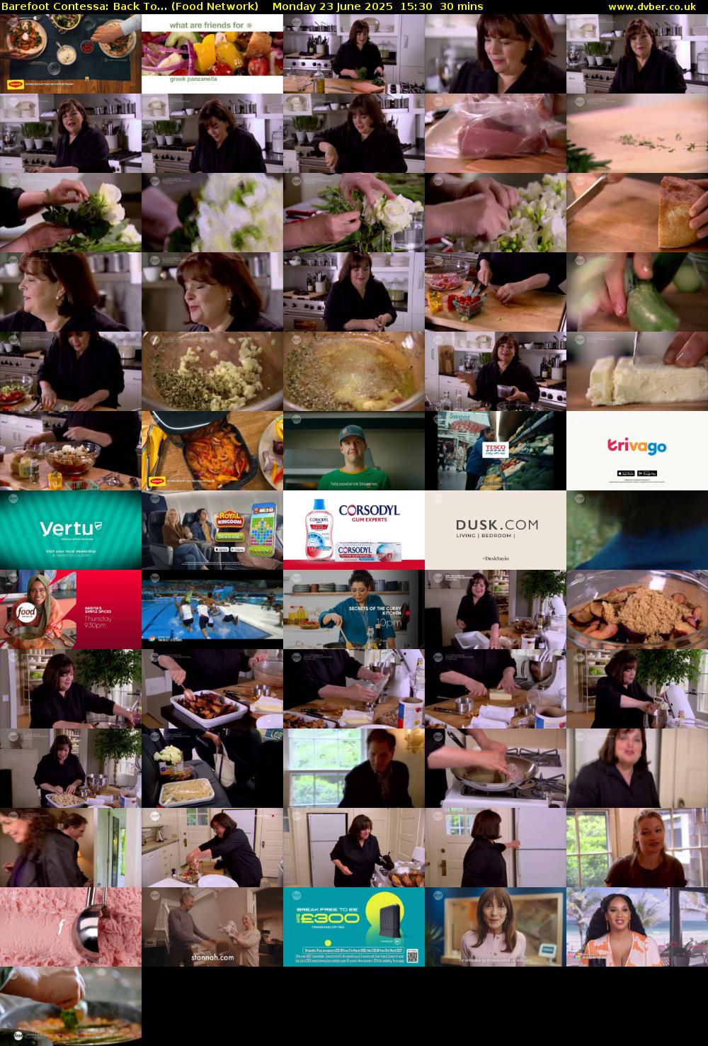 Barefoot Contessa: Back To... (Food Network) Monday 23 June 2025 15:30 - 16:00