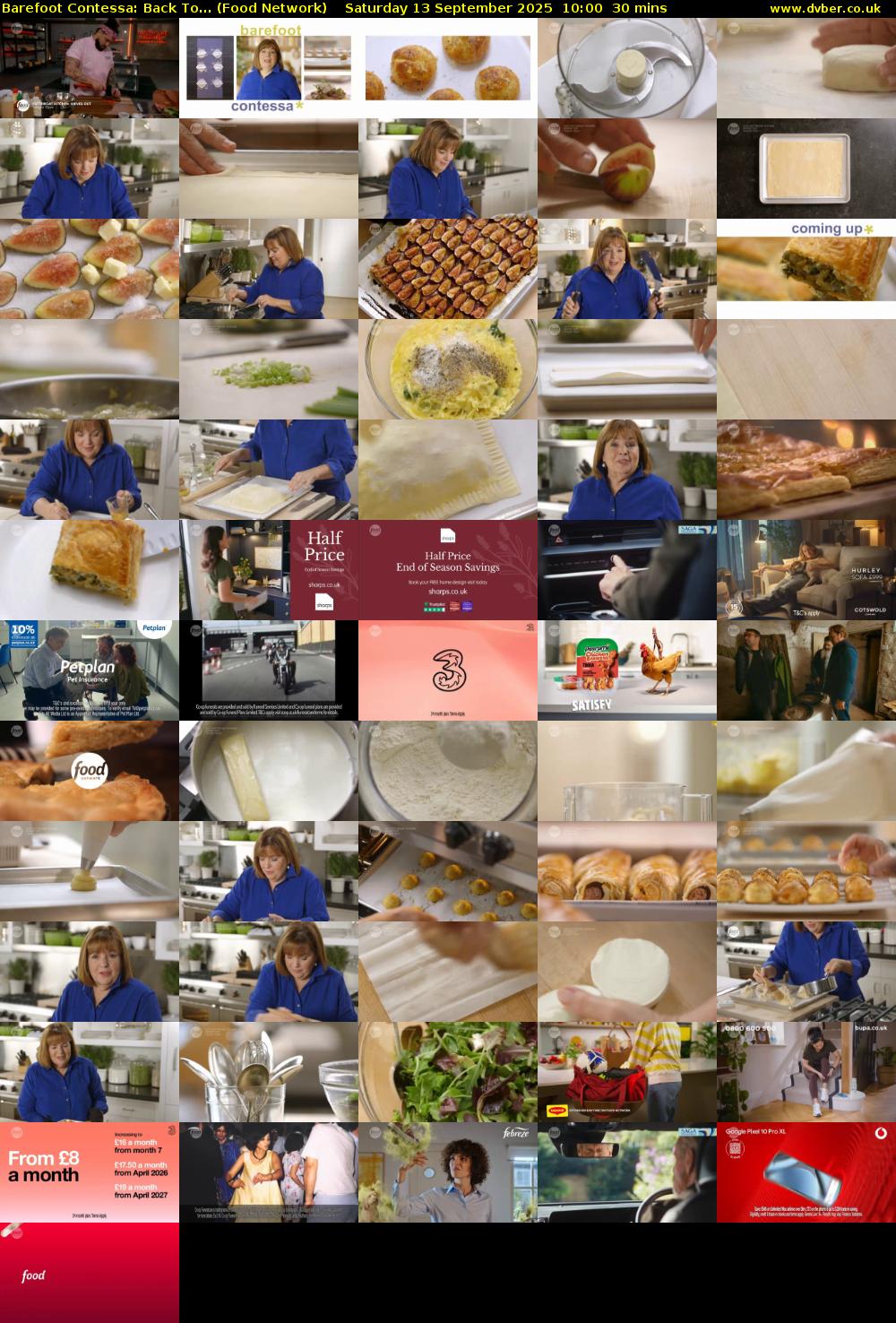 Barefoot Contessa: Back To... (Food Network) Saturday 13 September 2025 10:00 - 10:30