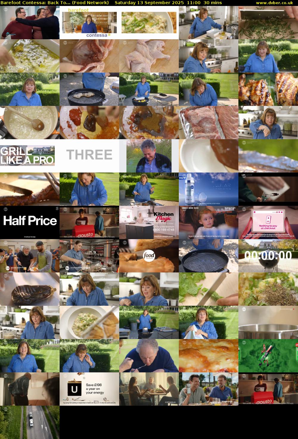 Barefoot Contessa: Back To... (Food Network) Saturday 13 September 2025 11:00 - 11:30