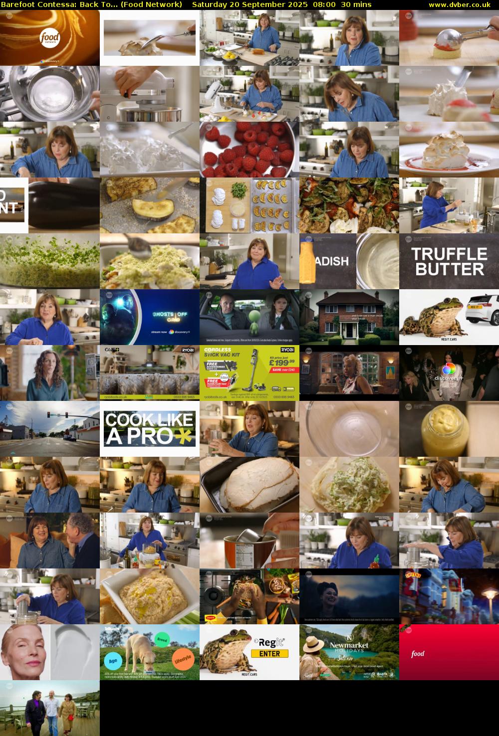 Barefoot Contessa: Back To... (Food Network) Saturday 20 September 2025 08:00 - 08:30