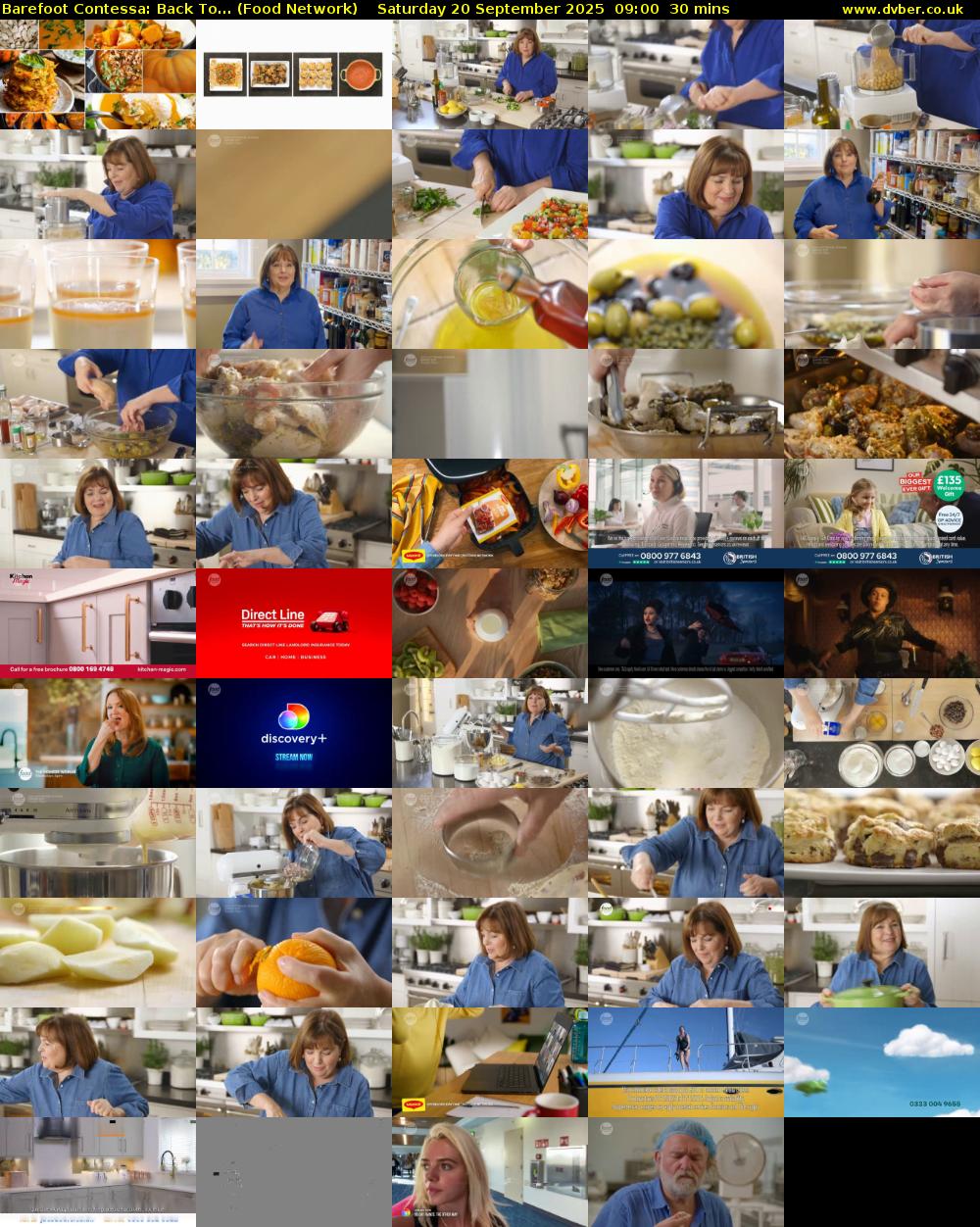 Barefoot Contessa: Back To... (Food Network) Saturday 20 September 2025 09:00 - 09:30