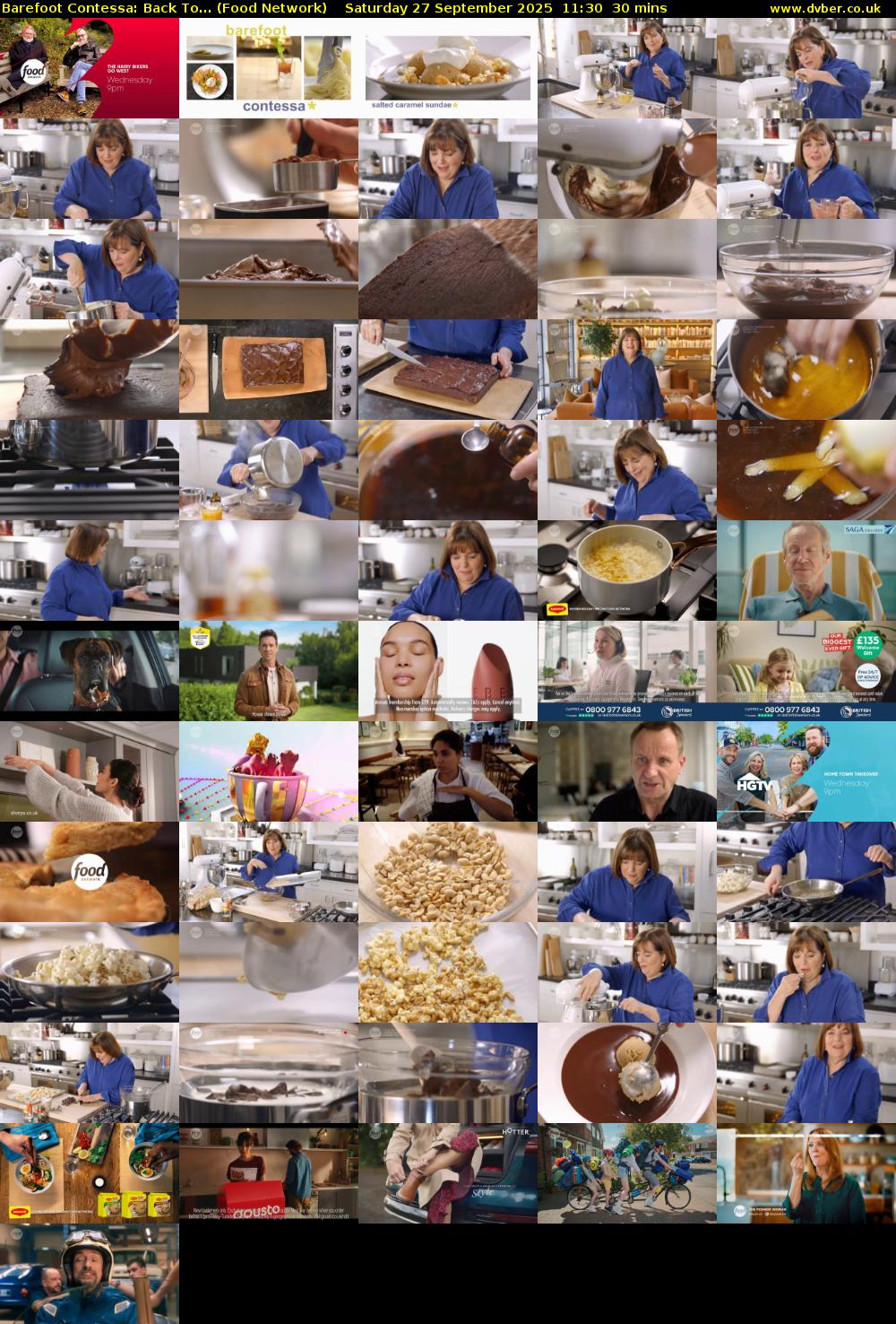 Barefoot Contessa: Back To... (Food Network) Saturday 27 September 2025 11:30 - 12:00