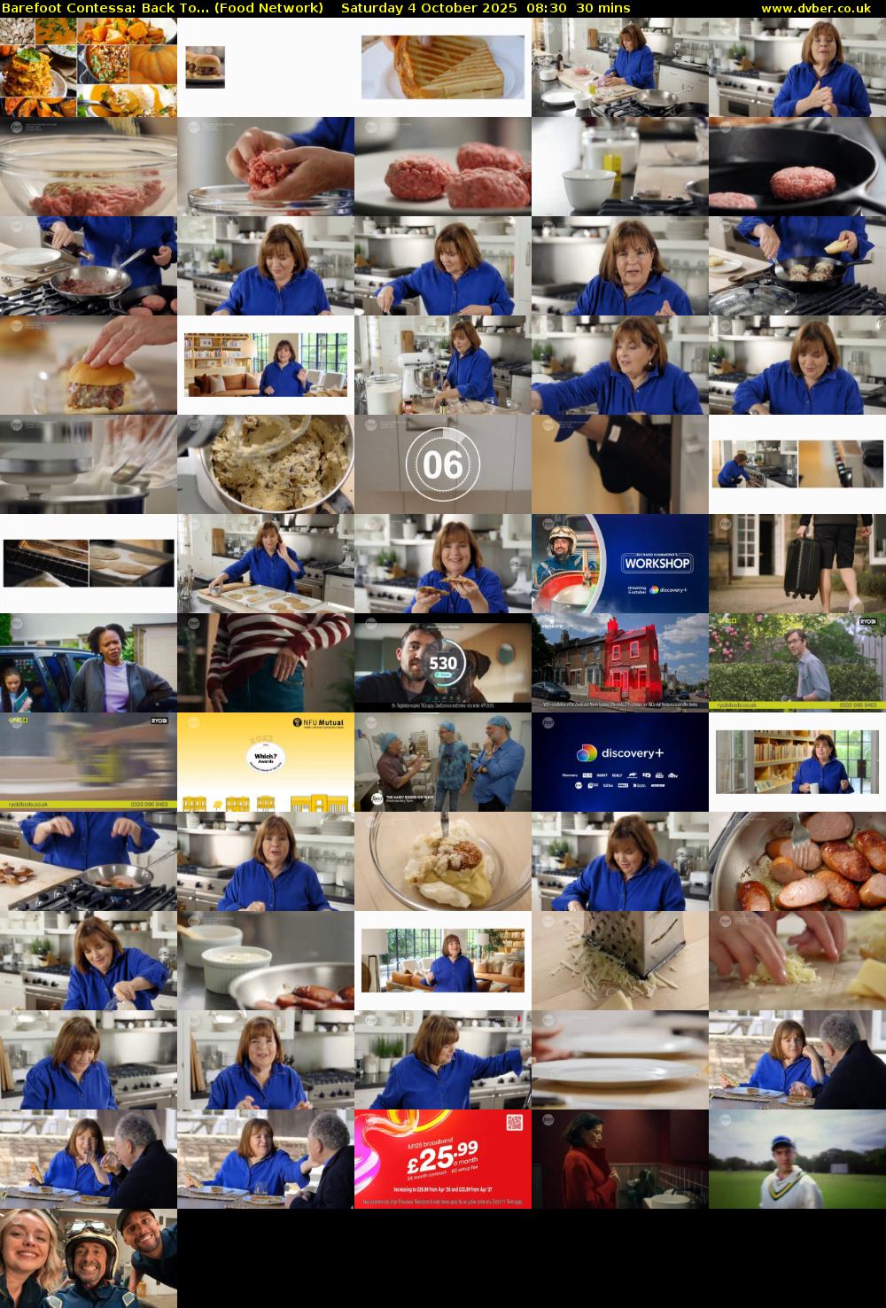 Barefoot Contessa: Back To... (Food Network) Saturday 4 October 2025 08:30 - 09:00