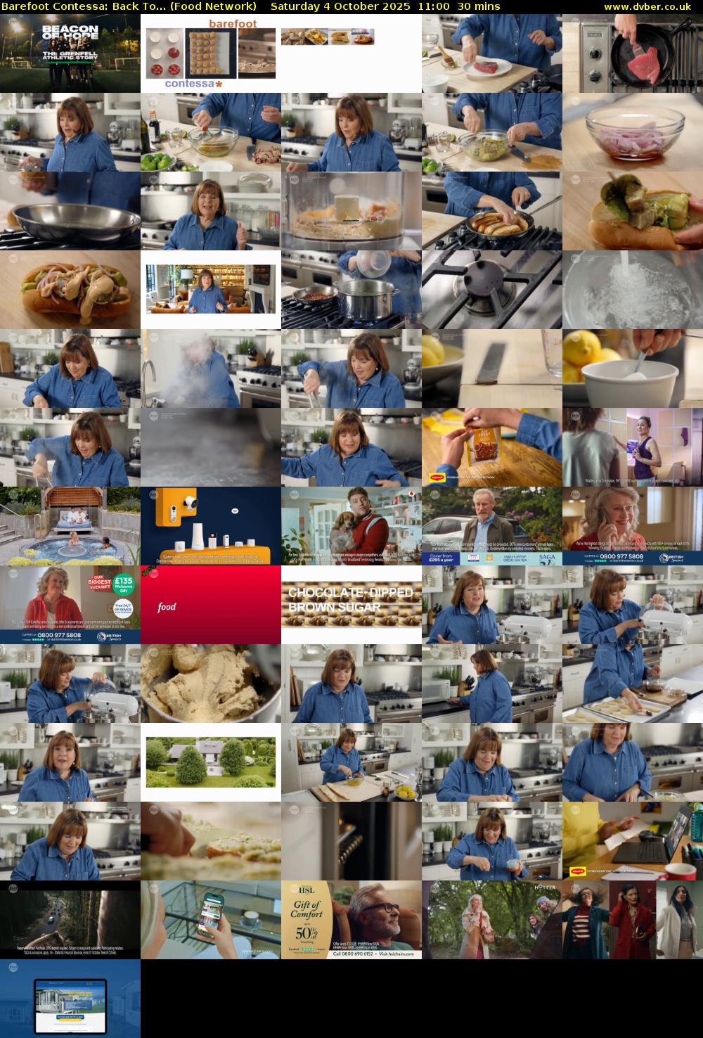 Barefoot Contessa: Back To... (Food Network) Saturday 4 October 2025 11:00 - 11:30