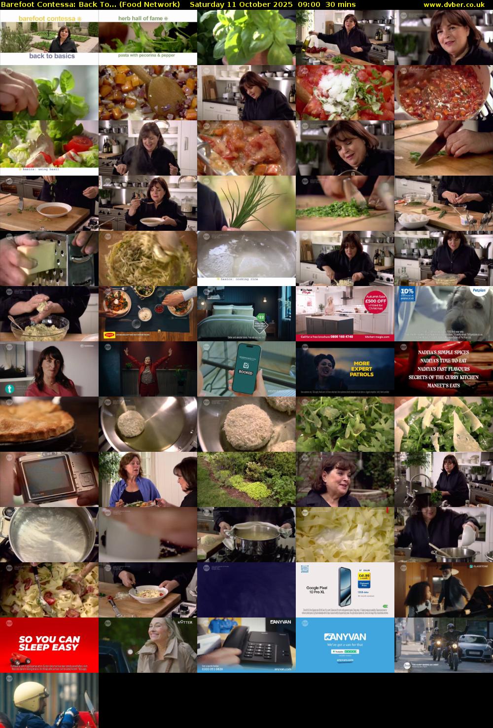 Barefoot Contessa: Back To... (Food Network) Saturday 11 October 2025 09:00 - 09:30