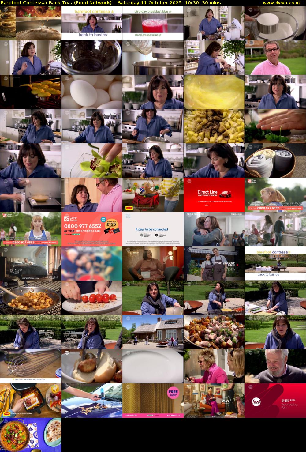 Barefoot Contessa: Back To... (Food Network) Saturday 11 October 2025 10:30 - 11:00