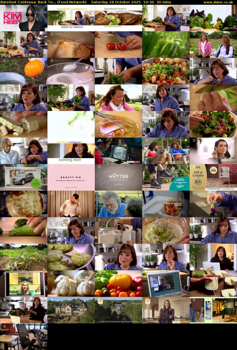 Barefoot Contessa: Back To... (Food Network) Saturday 18 October 2025 10:30 - 11:00