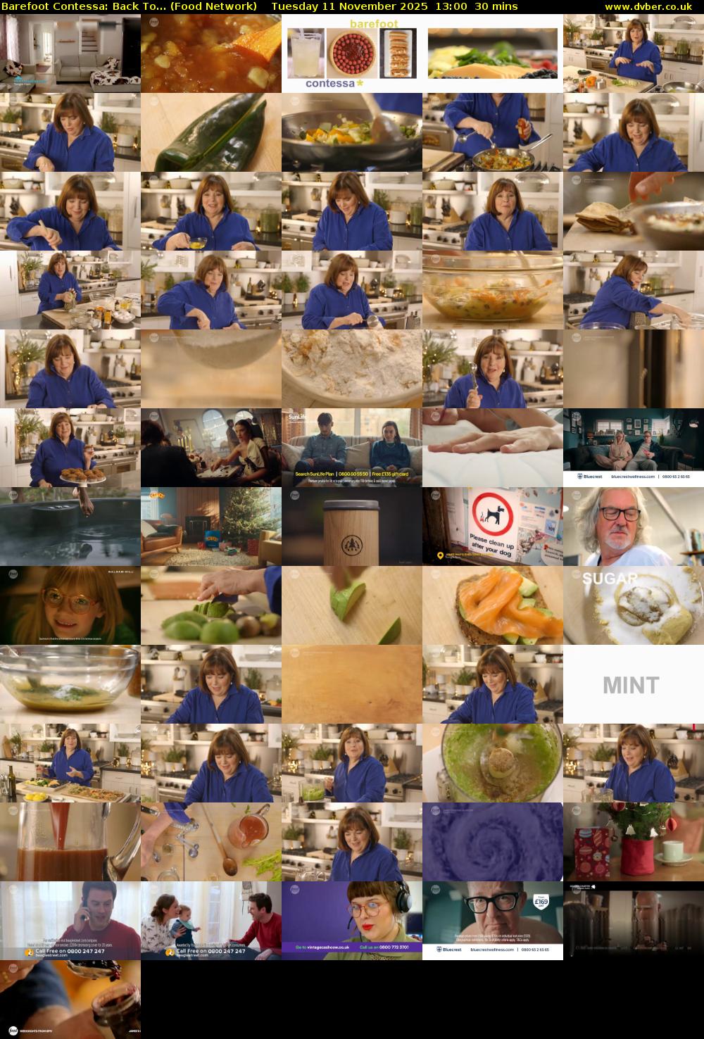Barefoot Contessa: Back To... (Food Network) Tuesday 11 November 2025 13:00 - 13:30
