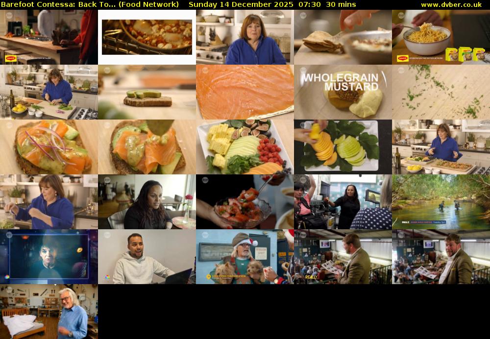 Barefoot Contessa: Back To... (Food Network) Sunday 14 December 2025 07:30 - 08:00