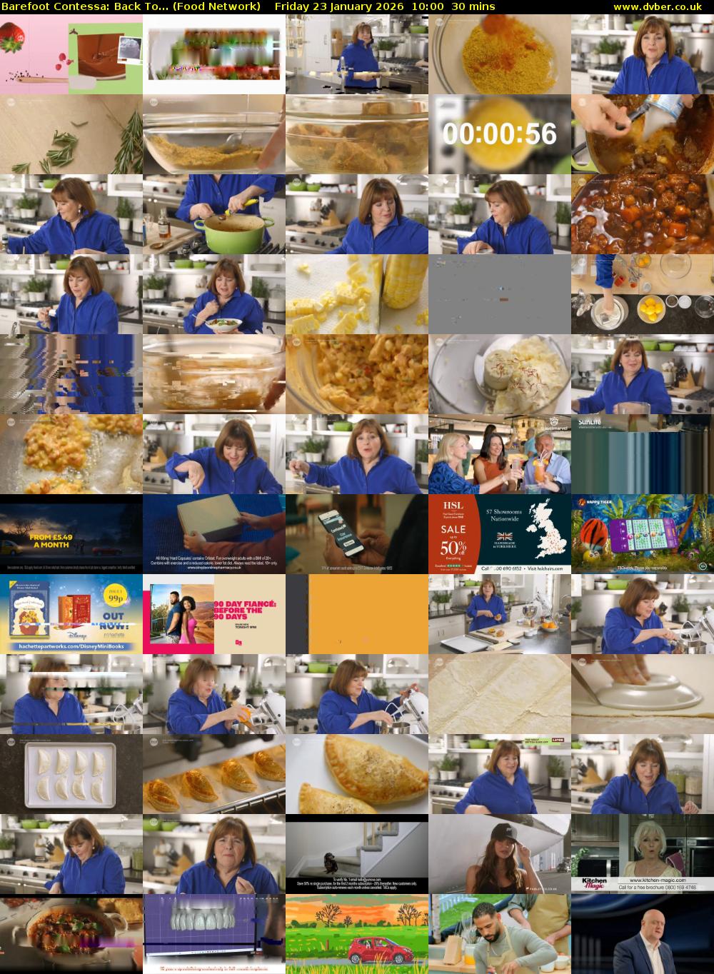 Barefoot Contessa: Back To... (Food Network) Friday 23 January 2026 10:00 - 10:30