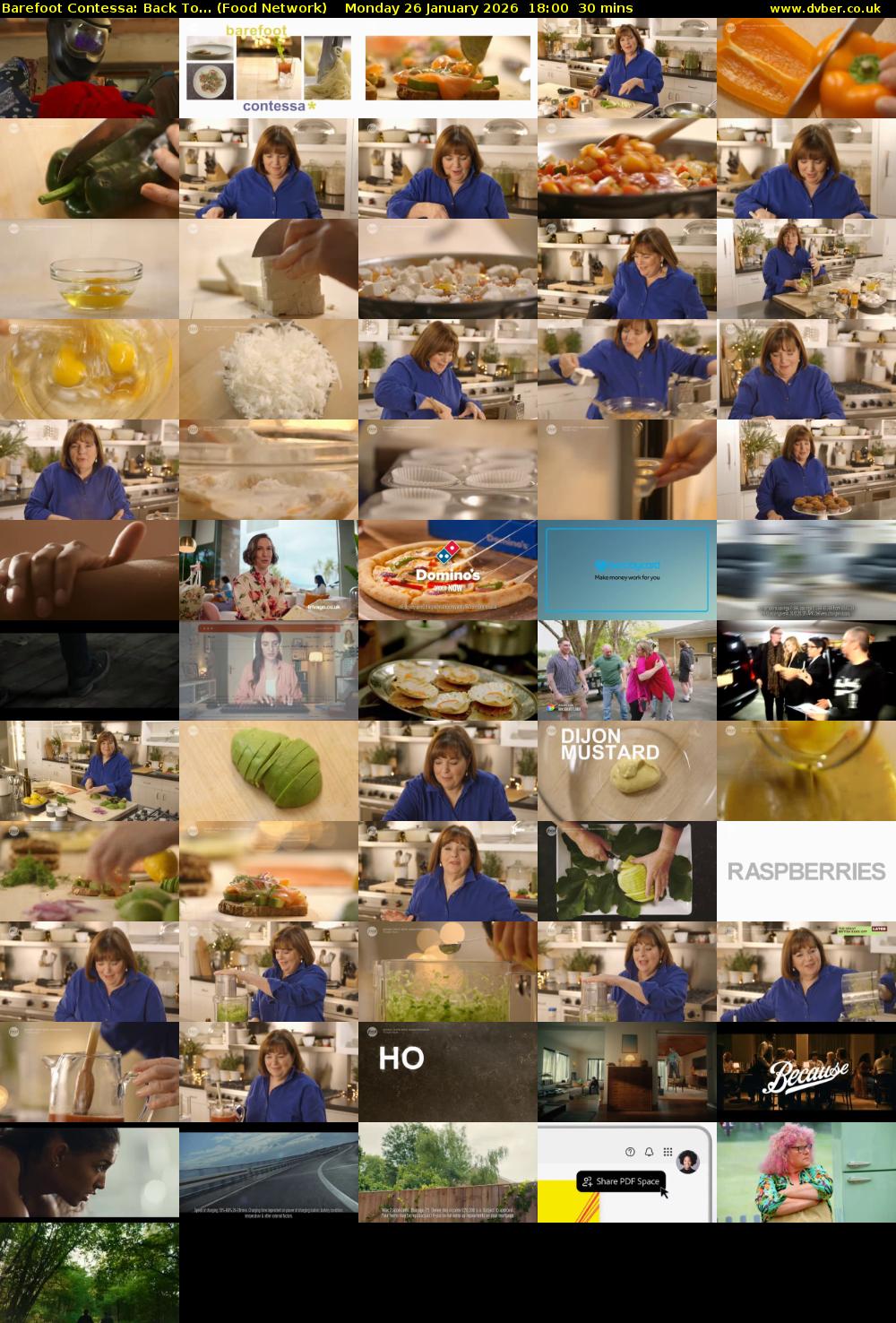 Barefoot Contessa: Back To... (Food Network) Monday 26 January 2026 18:00 - 18:30