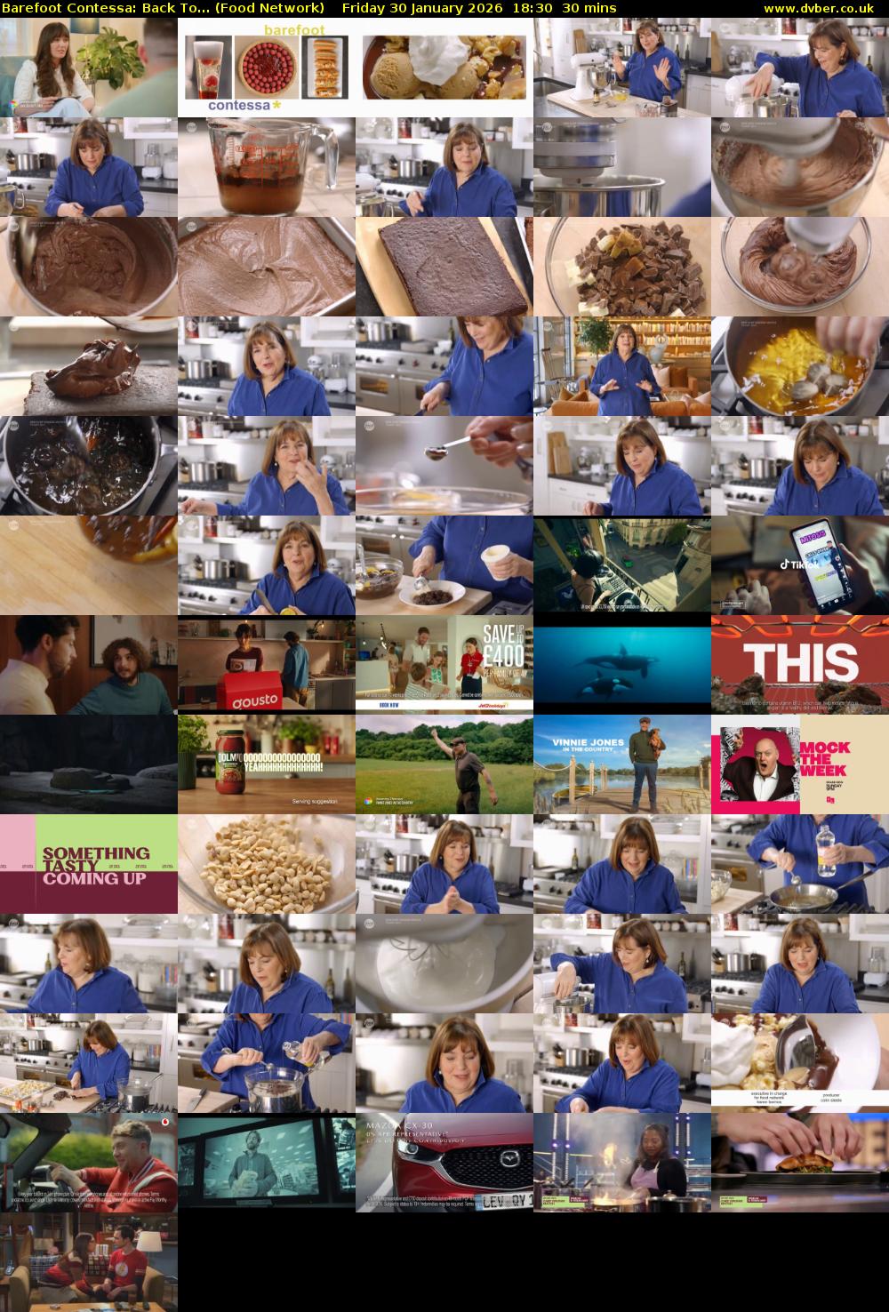 Barefoot Contessa: Back To... (Food Network) Friday 30 January 2026 18:30 - 19:00