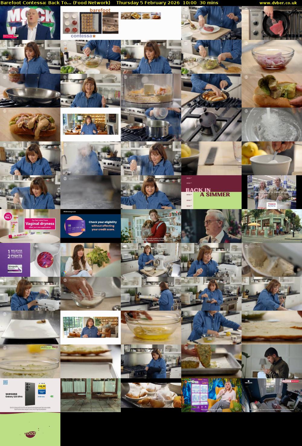 Barefoot Contessa: Back To... (Food Network) Thursday 5 February 2026 10:00 - 10:30