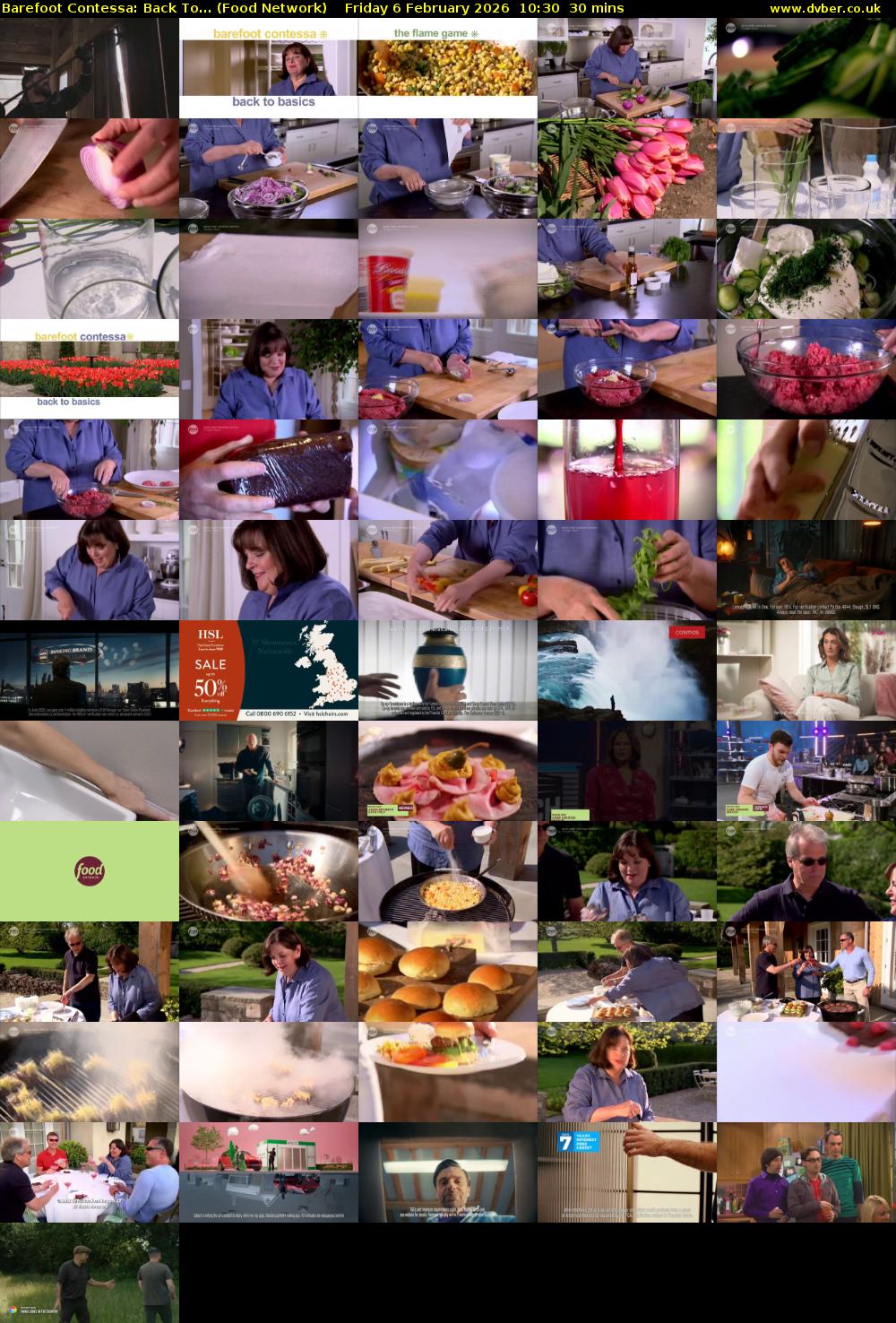 Barefoot Contessa: Back To... (Food Network) Friday 6 February 2026 10:30 - 11:00