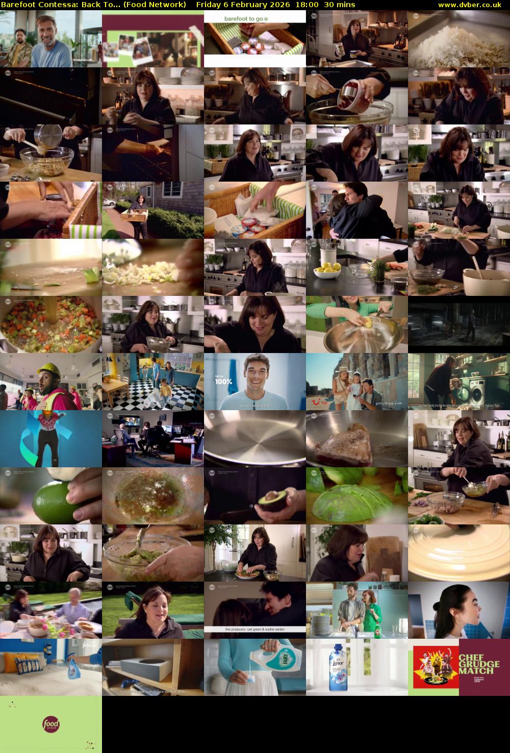 Barefoot Contessa: Back To... (Food Network) Friday 6 February 2026 18:00 - 18:30
