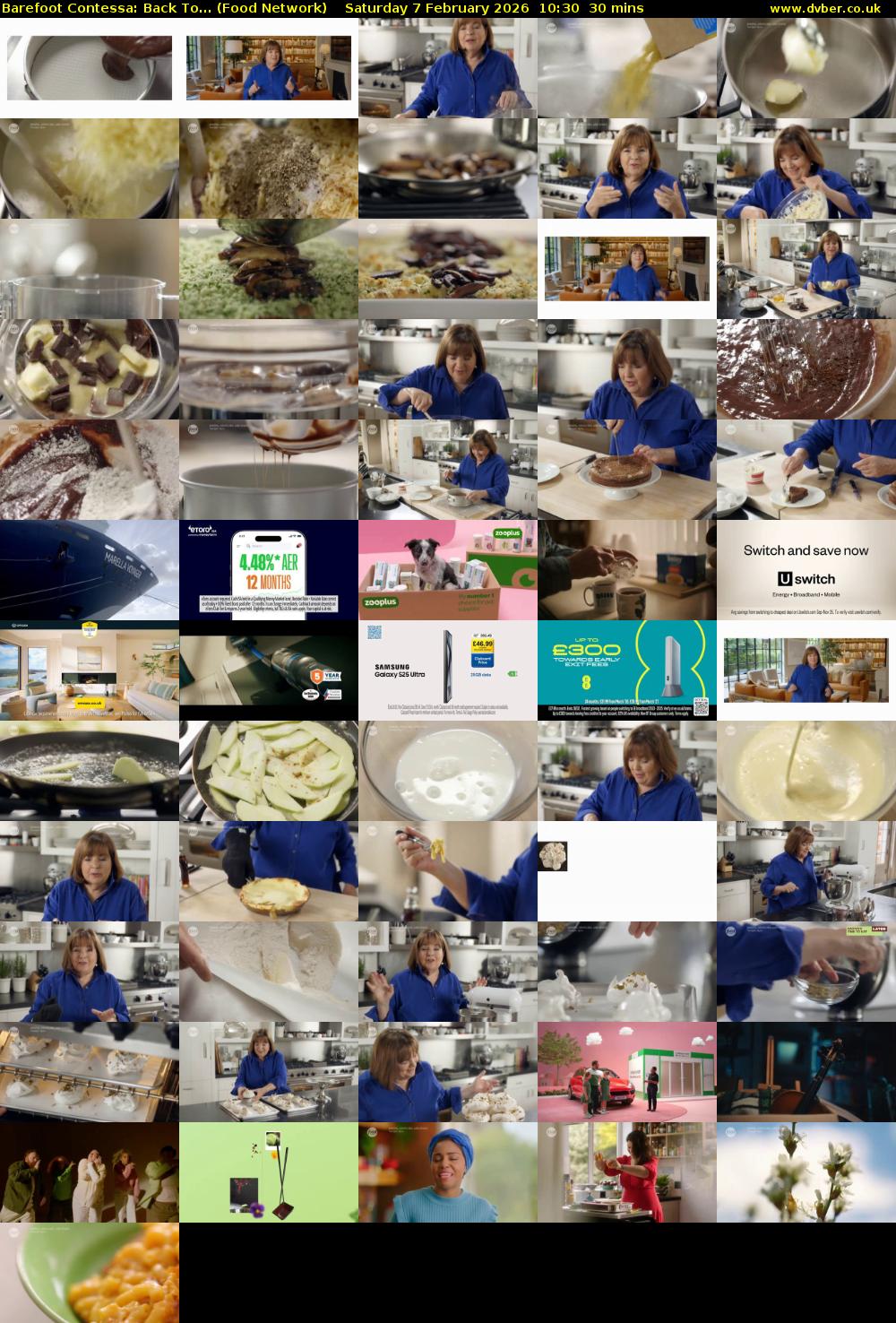 Barefoot Contessa: Back To... (Food Network) Saturday 7 February 2026 10:30 - 11:00