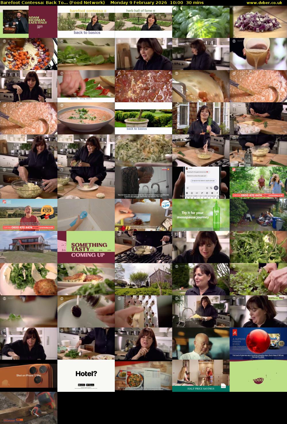 Barefoot Contessa: Back To... (Food Network) Monday 9 February 2026 10:00 - 10:30