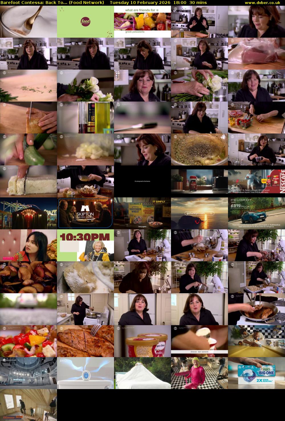 Barefoot Contessa: Back To... (Food Network) Tuesday 10 February 2026 18:00 - 18:30