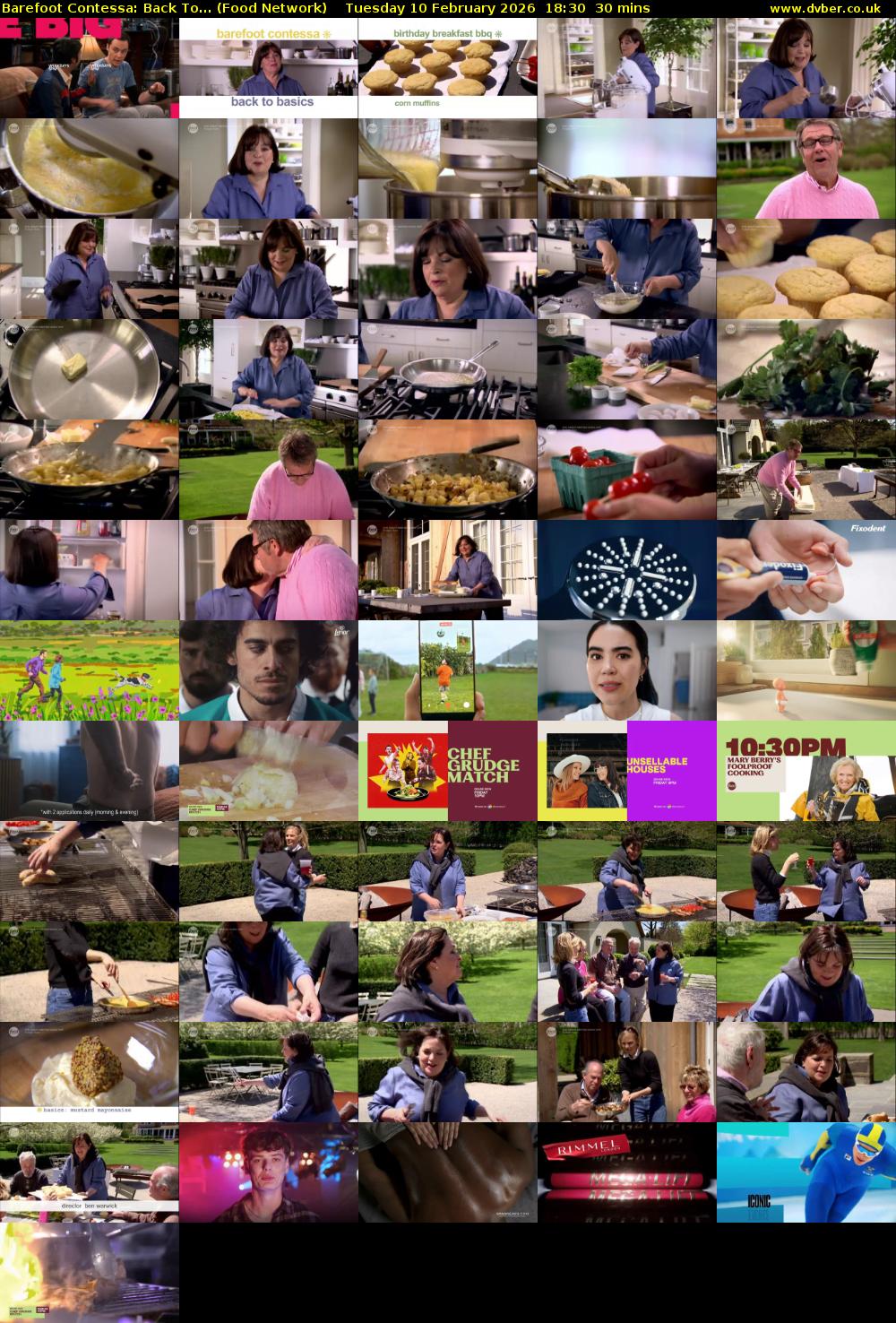 Barefoot Contessa: Back To... (Food Network) Tuesday 10 February 2026 18:30 - 19:00