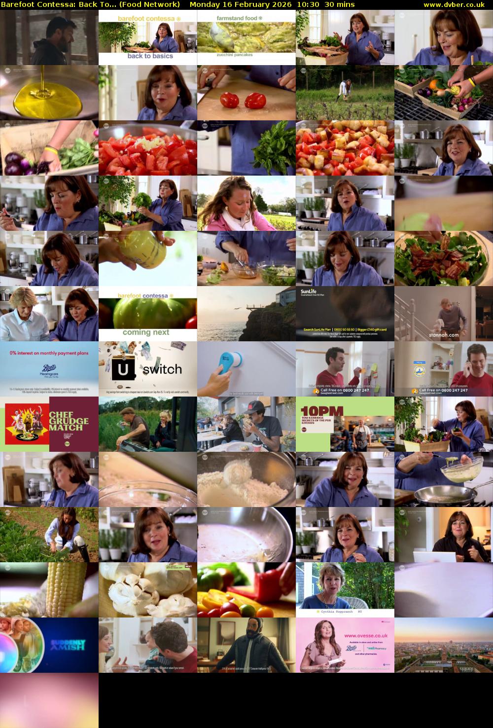 Barefoot Contessa: Back To... (Food Network) Monday 16 February 2026 10:30 - 11:00