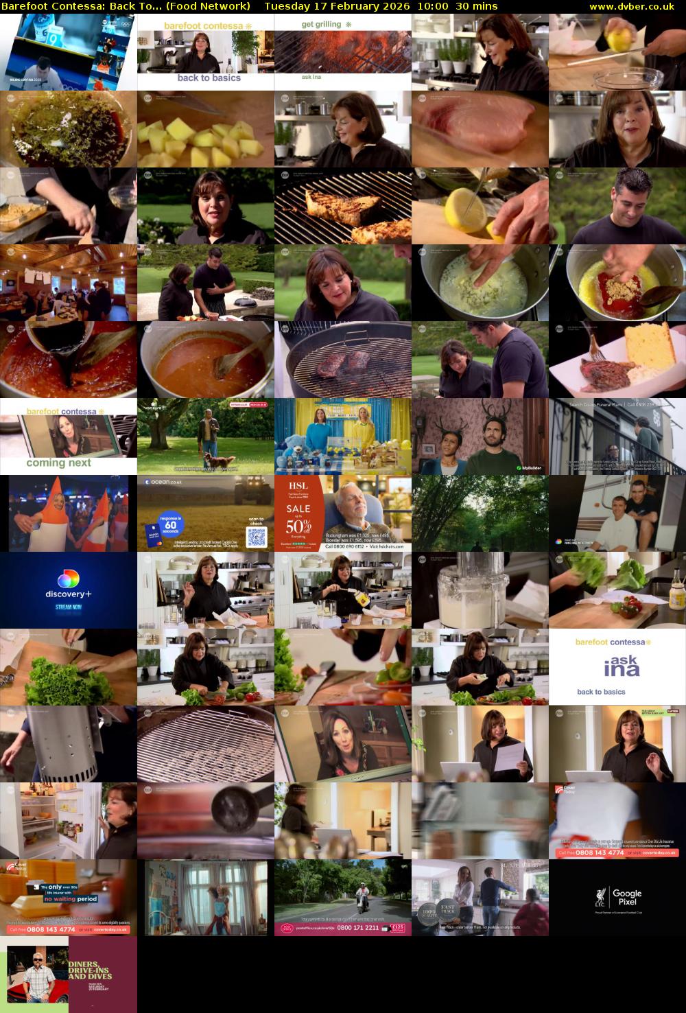 Barefoot Contessa: Back To... (Food Network) Tuesday 17 February 2026 10:00 - 10:30