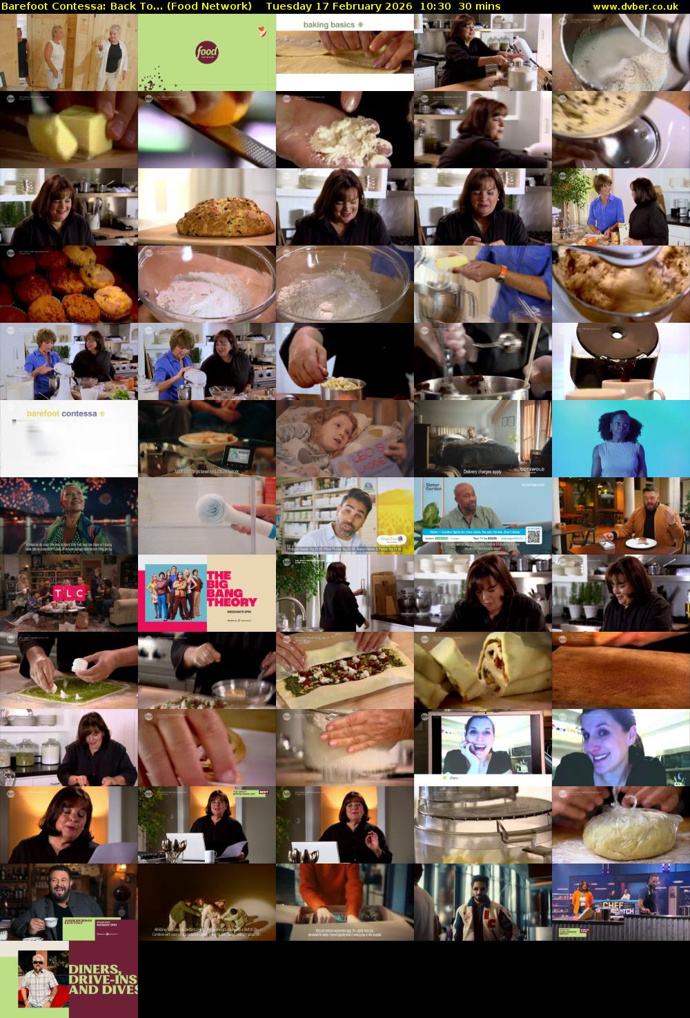 Barefoot Contessa: Back To... (Food Network) Tuesday 17 February 2026 10:30 - 11:00