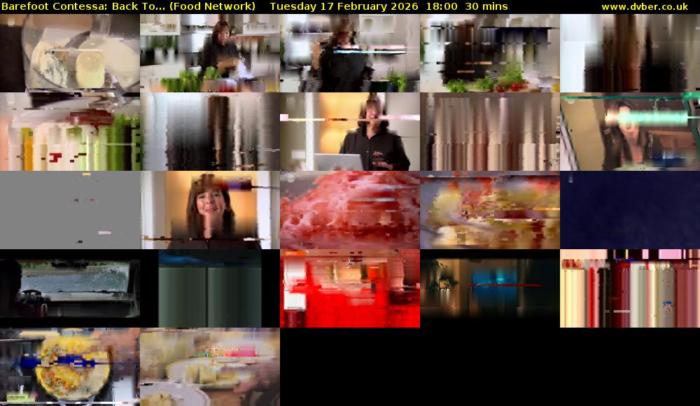 Barefoot Contessa: Back To... (Food Network) Tuesday 17 February 2026 18:00 - 18:30