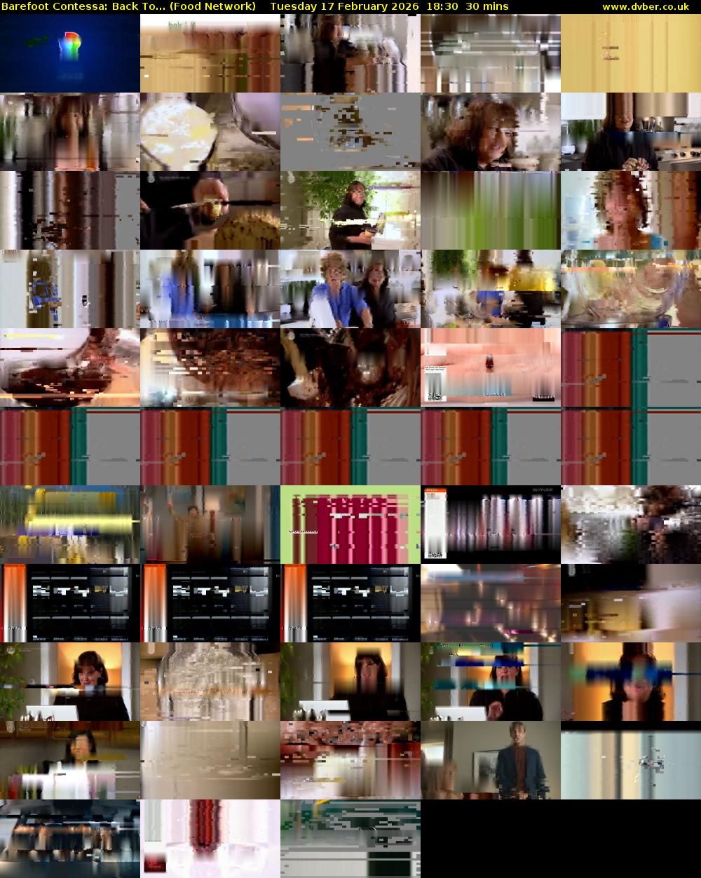 Barefoot Contessa: Back To... (Food Network) Tuesday 17 February 2026 18:30 - 19:00