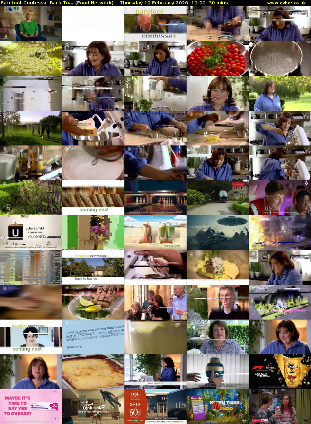 Barefoot Contessa: Back To... (Food Network) Thursday 19 February 2026 10:00 - 10:30