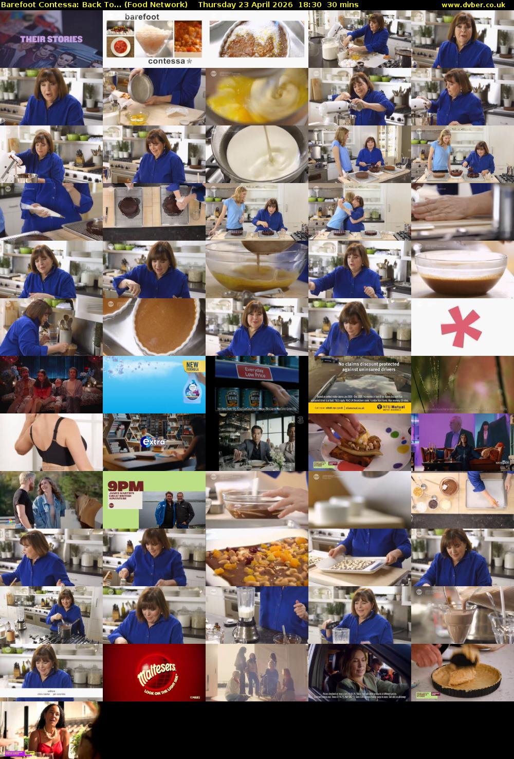 Barefoot Contessa: Back To... (Food Network) Thursday 23 April 2026 18:30 - 19:00