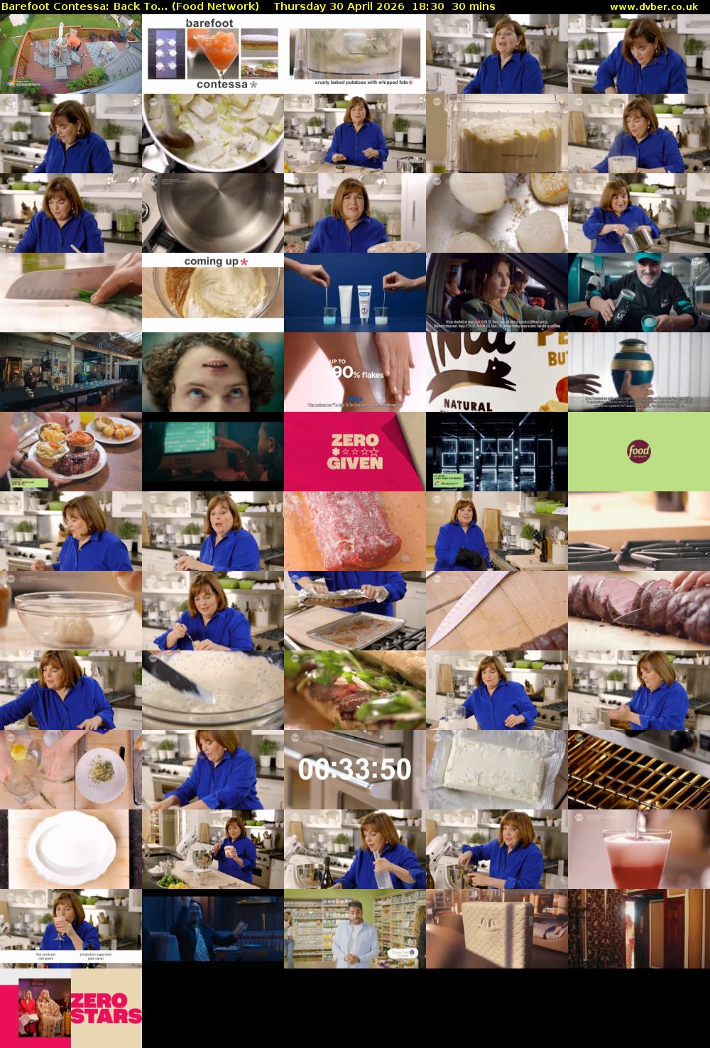 Barefoot Contessa: Back To... (Food Network) Thursday 30 April 2026 18:30 - 19:00