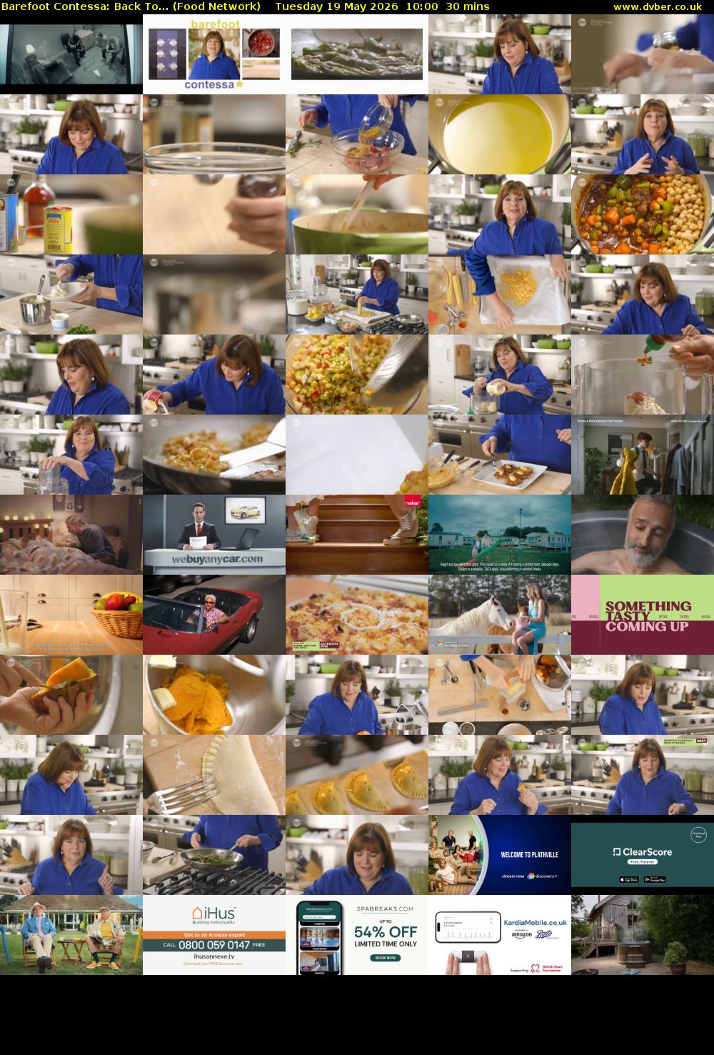Barefoot Contessa: Back To... (Food Network) Tuesday 19 May 2026 10:00 - 10:30