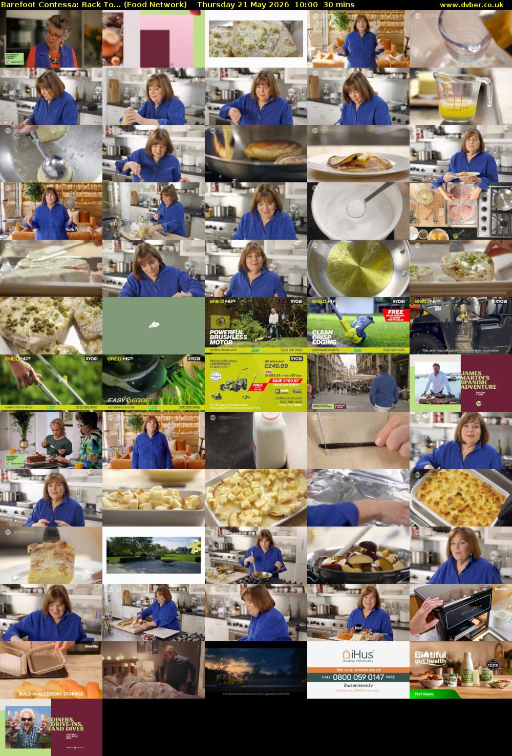 Barefoot Contessa: Back To... (Food Network) Thursday 21 May 2026 10:00 - 10:30