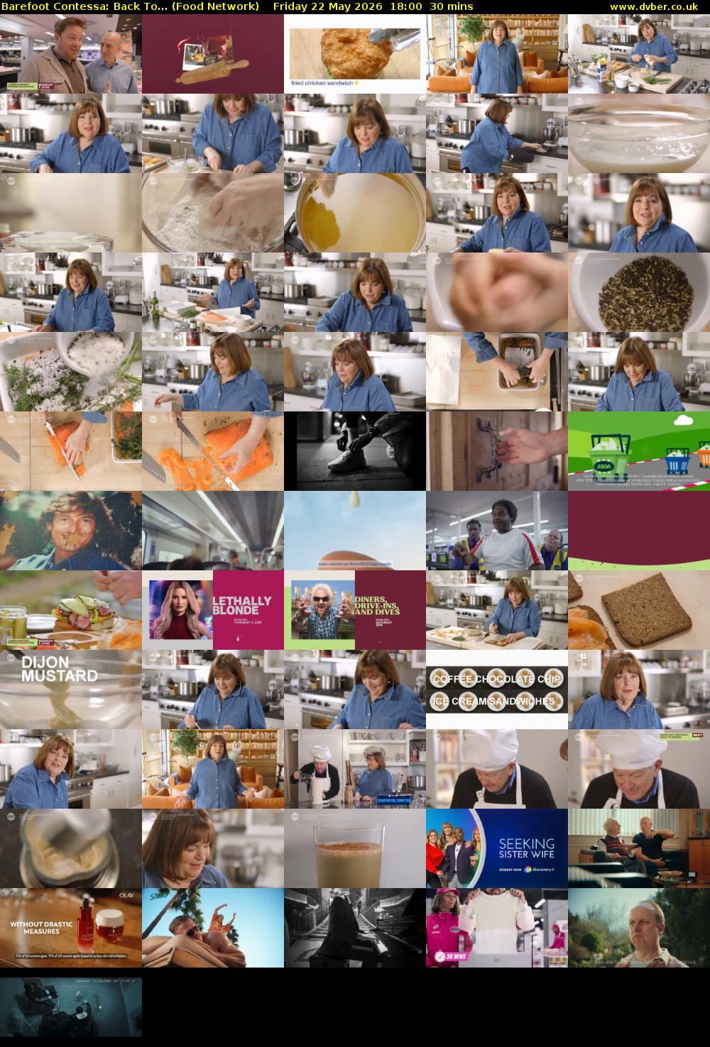 Barefoot Contessa: Back To... (Food Network) Friday 22 May 2026 18:00 - 18:30