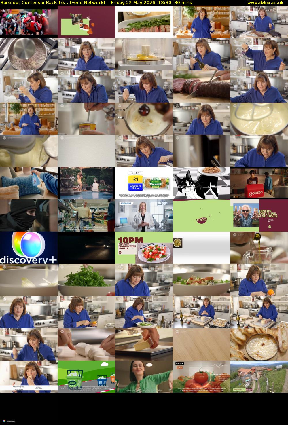 Barefoot Contessa: Back To... (Food Network) Friday 22 May 2026 18:30 - 19:00