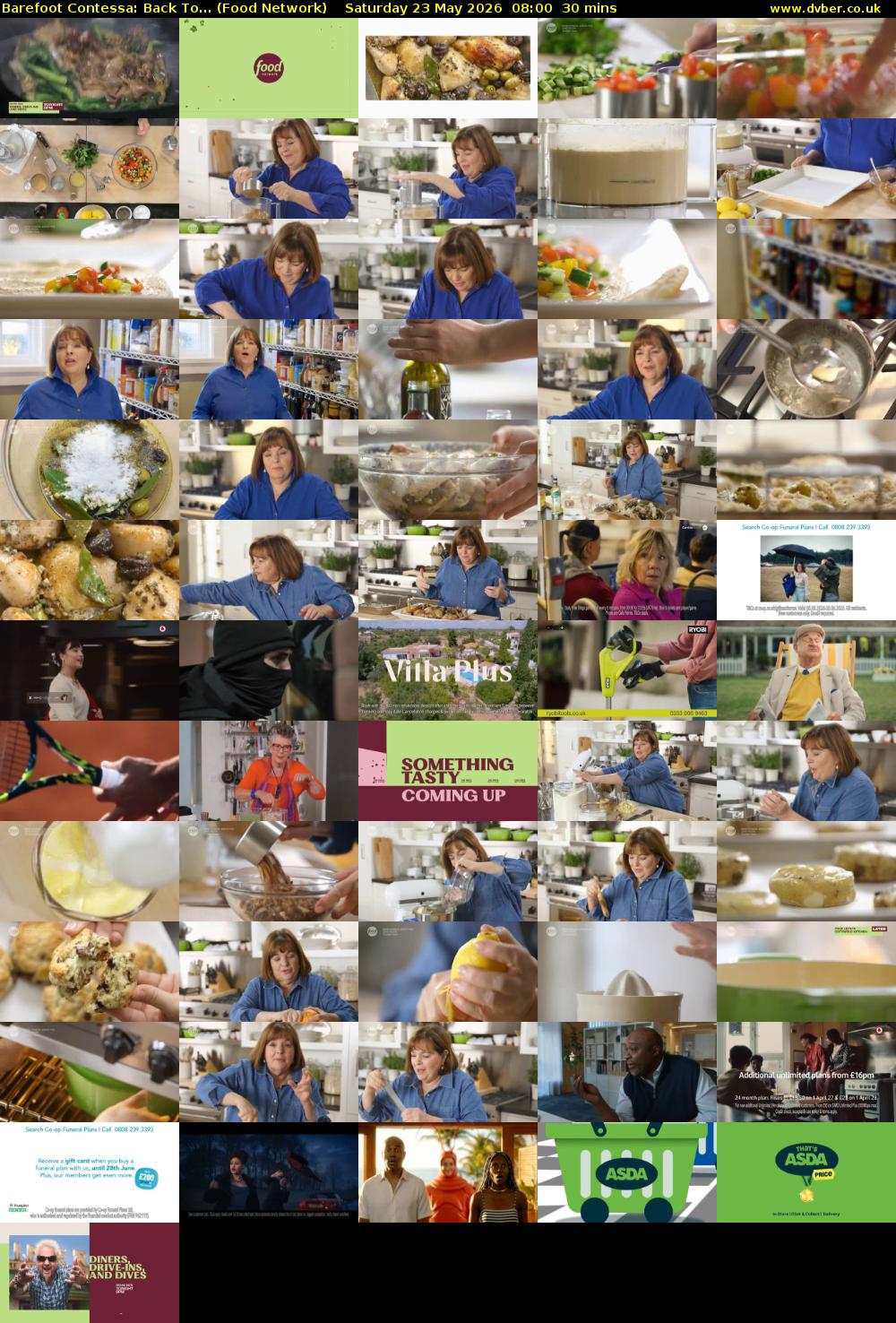 Barefoot Contessa: Back To... (Food Network) Saturday 23 May 2026 08:00 - 08:30