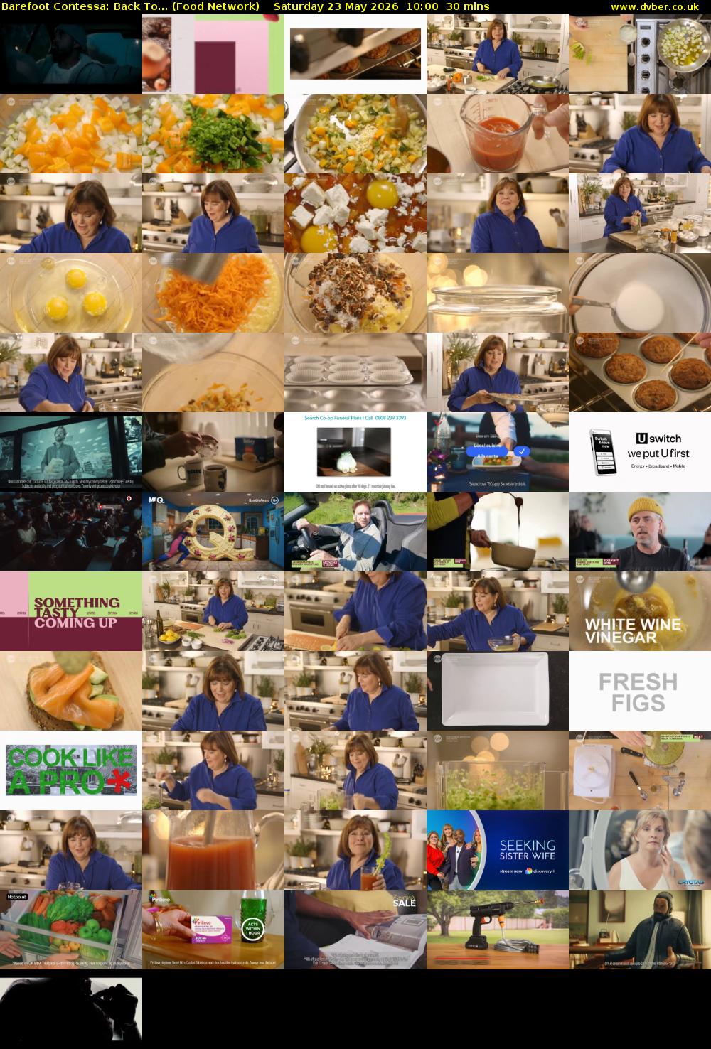Barefoot Contessa: Back To... (Food Network) Saturday 23 May 2026 10:00 - 10:30