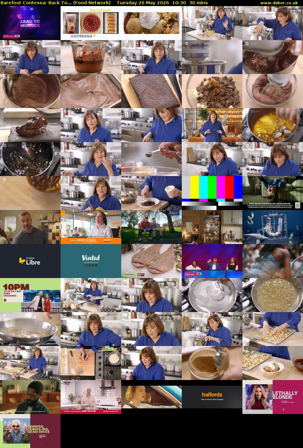 Barefoot Contessa: Back To... (Food Network) Tuesday 26 May 2026 10:30 - 11:00