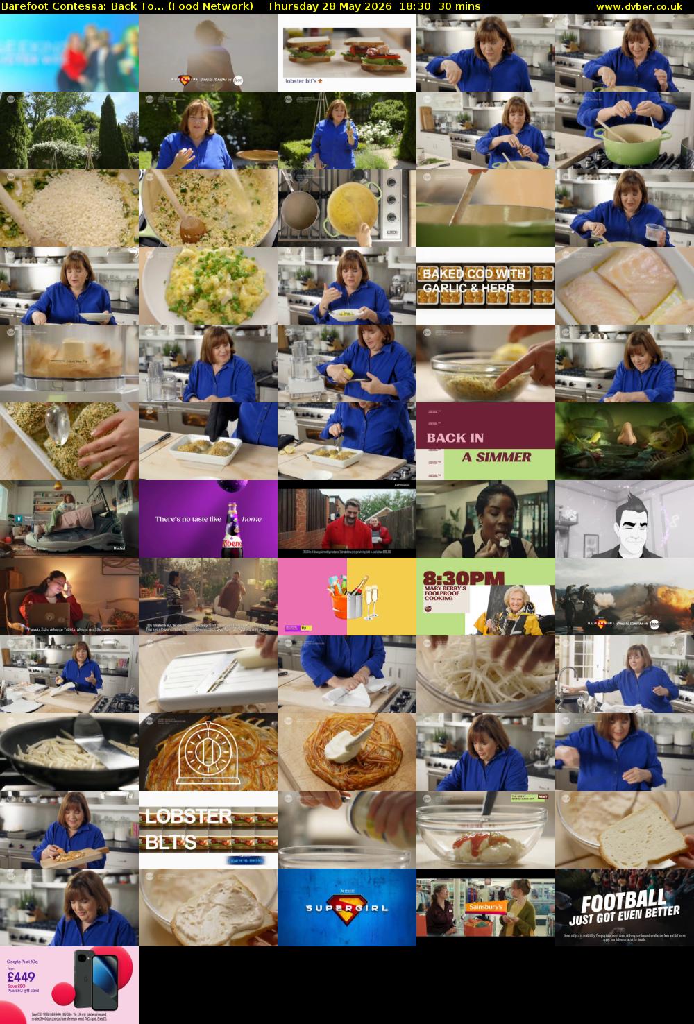 Barefoot Contessa: Back To... (Food Network) Thursday 28 May 2026 18:30 - 19:00